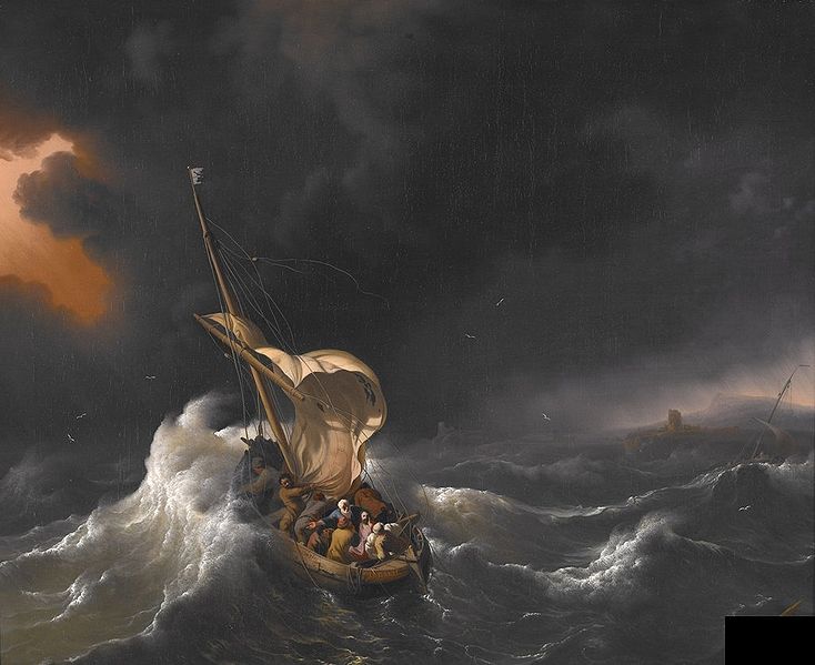 File:734px-Backhuysen, Ludolf - Christ in the Storm on the Sea of Galilee - 1695.jpg